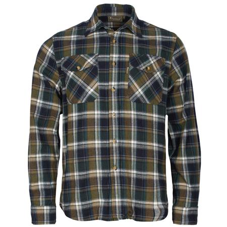 Chemises Manches Longues Homme Pinewood Härjedalen - Vert/Navy