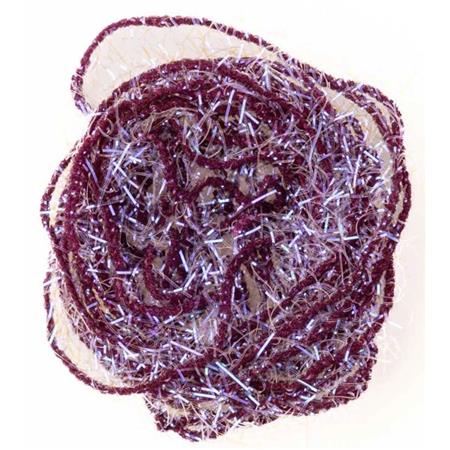 Chenille Fly Scene Micro Ice Blue Straggle Chenille