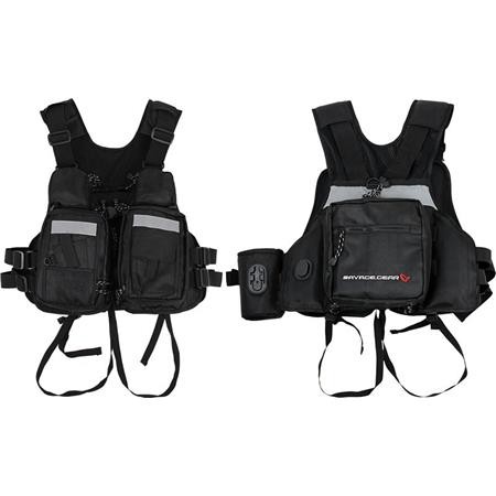 Chest Pack Savage Gear Hitch Hiker Fishing Vest - Black