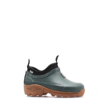 CHILD'S ANKLE BOOTS - GREEN ROUCHETTE CLEAN KIDS - VERT