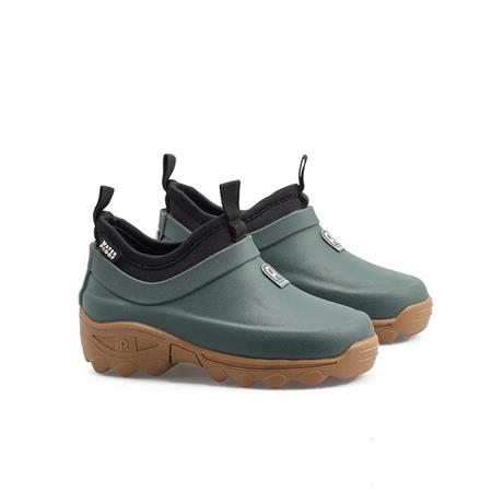 Child's Ankle Boots - Green Rouchette Clean Kids - Vert