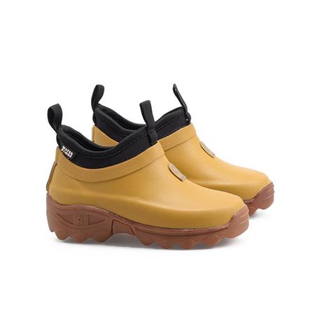 Child's Ankle Boots - Mustard Rouchette Clean Kids - Moutarde