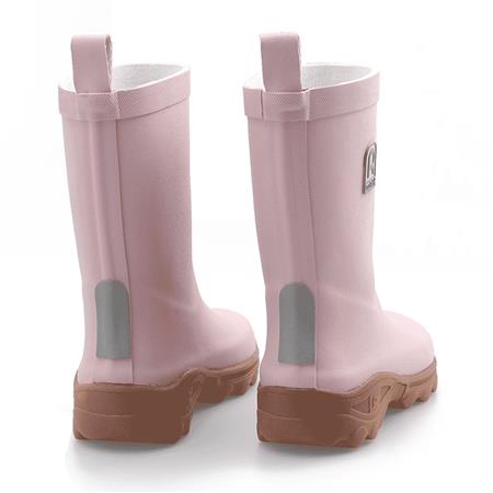 CHILD'S BOOTS - PINK POWDER ROUCHETTE CLEAN KIDS - ROSE POUDRE