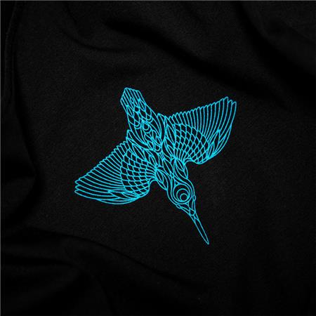 CHILD'S SWEATSHIRT - BLACK KUMU KIDS TAKE FLIGHT - NOIR