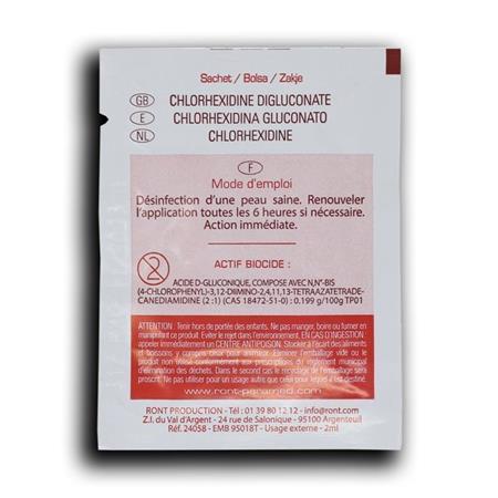 CHLORHEXIDINE WIPE RONT