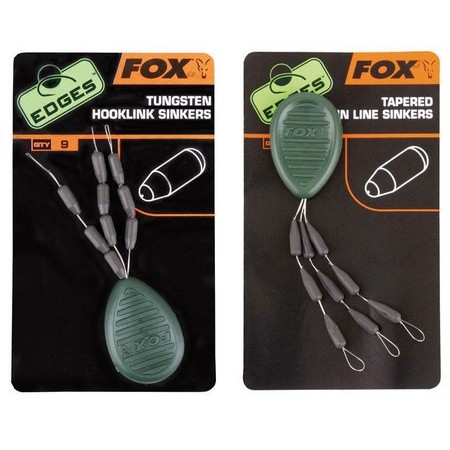 Chumbo Tungsténio Fox Edges Sinkers