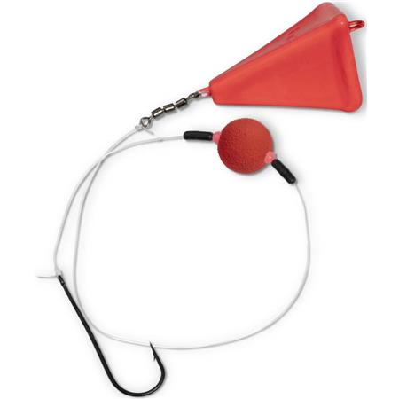 Chumbo Zebco Flatty Scratcher Rig - Rouge Fluo