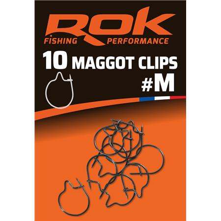CLIP CEBO DE GUSANO ROK FISHING MAGGOT CLIP