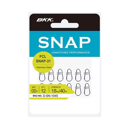 CLIP DE ENGATE BKK FAST SNAP 31 - PACK DE 12