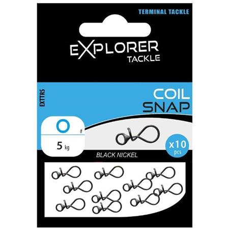Clip De Engate Explorer Tackle Coil Snap