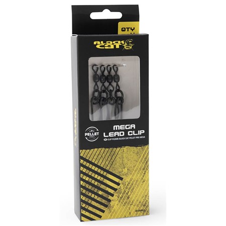 Clip De Plomo Black Cat Pellet Pro Mega Lead Clips