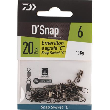 Clip Emiljoen Daiwa Snap Swivel C