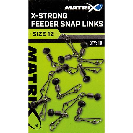 Clip Emiljoen Fox Matrix X-Strong Feeder Bead Snap Links