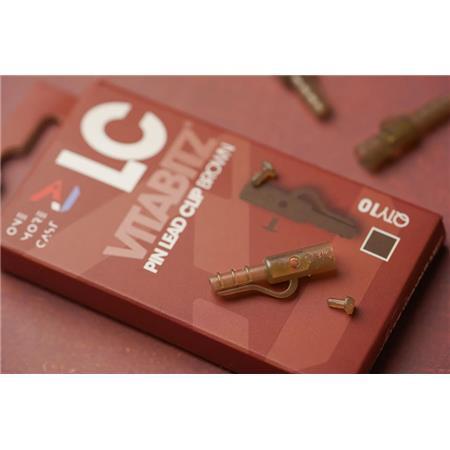 CLIP ΜΟΛΎΒΔΟΥ ONE MORE CAST VITABITZ PIN LEAD CLIPS
