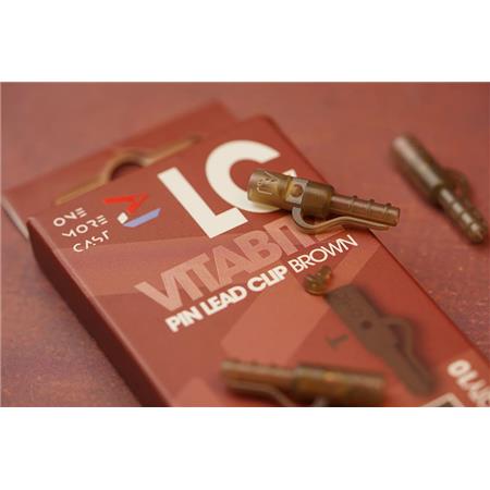 CLIP ΜΟΛΎΒΔΟΥ ONE MORE CAST VITABITZ PIN LEAD CLIPS