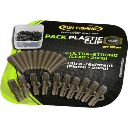 Clip Μολύβδου + Στριφτάρι Fun Fishing Pack Plastic Clip
