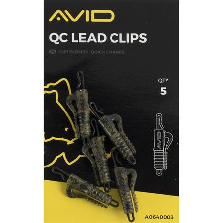 Clip Plomb Avid Carp Qc Lead Clips