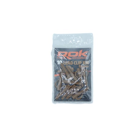Clip Plomb Rok Fishing Rok Lead Clip Xm - Marron