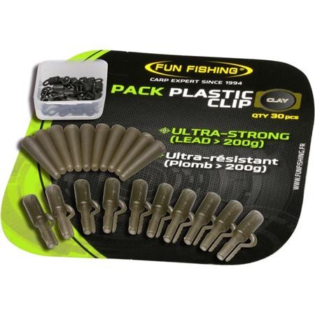 Clip Plomo + Emerillón Fun Fishing Pack Plastic Clip