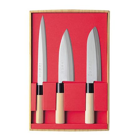 Cofanetto Di Coltellox Sekiryu Santoku Et Deba Et Sashimi