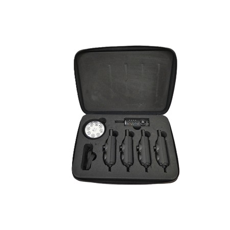 Coffret Détecteur De Touche Sonik Gizmo Bite Alarms + Lampe Bivvy - 4+1