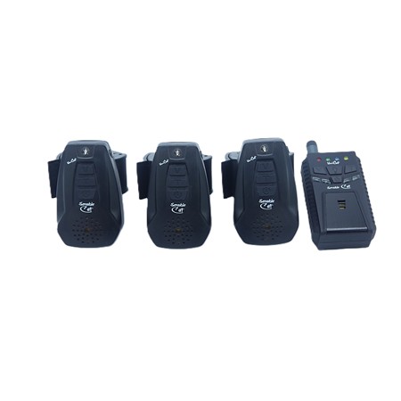 Coffret Detecteurs + Centrale Unicat Sensible Cat Limpid Black - 1 Centrale + 3 Detecteurs (Rouge, Vert, Bleu)