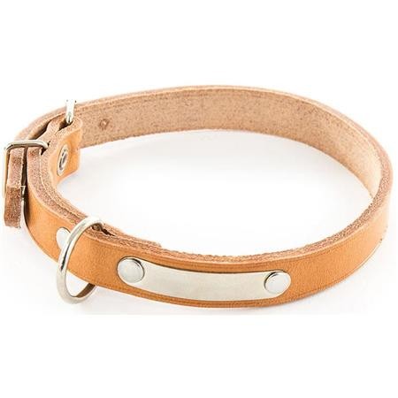 Colar Martin Sellier Cuir Pf Plaque