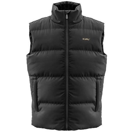 Colete Acolchoado Sem Mangas Para Homem - Preto Kumu Capsule Gilet - Noir