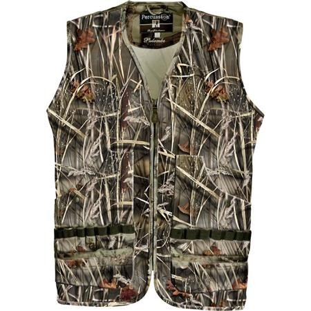 Colete De Caça Homem Percussion Palombe - Ghost Camo Wet