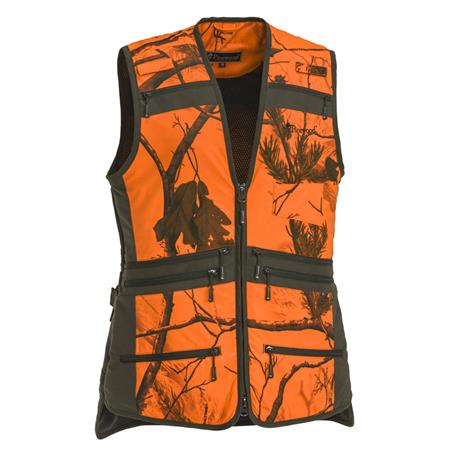 Colete Sem Mangas Mulher Pinewood Furudal Hunter Pro Vest W Laranja Camo