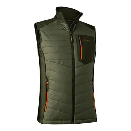 Colete Sem Mangas Para Homem Deerhunter Matelassé Chamois - Forest Green