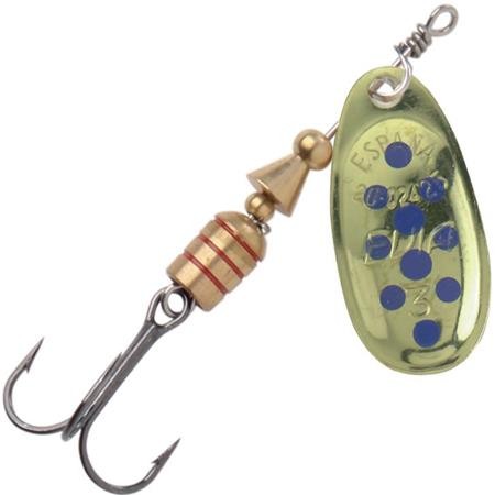 COLHER GIRATÓRIA EVIA DOTTY MOD 11 - OR POINTS BLEUS