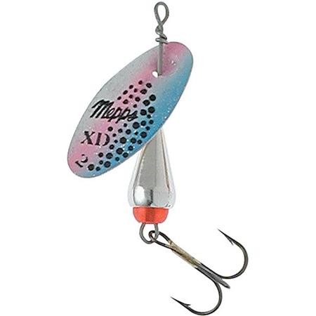 Colher Giratória Mepps Xd Fluo Argent Rainbow