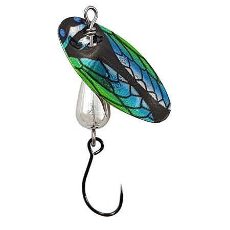 Colher Giratória Suissex Cicada Nk Bug Shiny Green/Blue