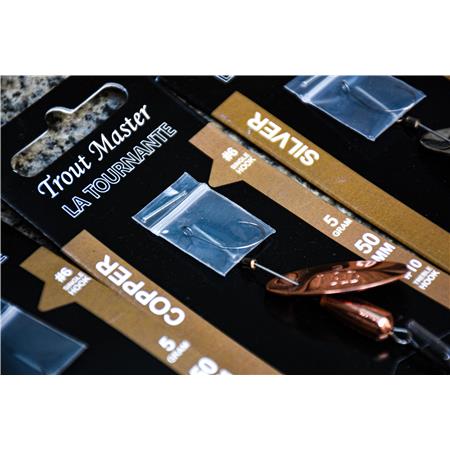 COLHER GIRATÓRIA TROUT MASTER LA TOURNANTE TIGRE DE FOGO