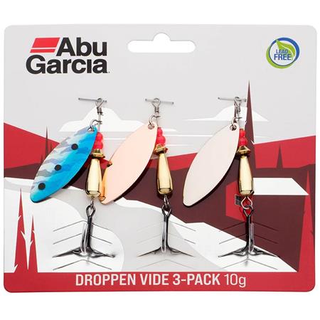 Colher Rotativa Abu Garcia Droppen Vide 3 Pack