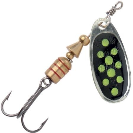 Colher Rotativa Evia Dotty Mod 11 - Argent/Noir Points Jaunes