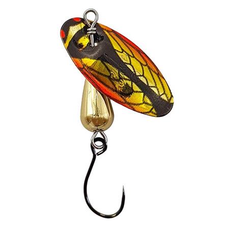 Colher Rotativa Suissex Cicada Nk Bug Shiny Red/Yellow