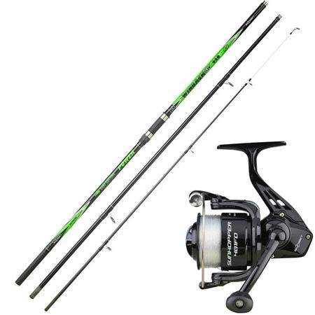 COMBO SURFCASTING SUNSET WINBACK MASTER POWER + SUNHOPPER SWF FD