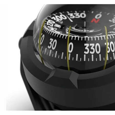 COMPASS SILVA 100BC MONTAGE SUR ÉTRIER, COMPENSATION ET ÉCLAIRAGE 12V