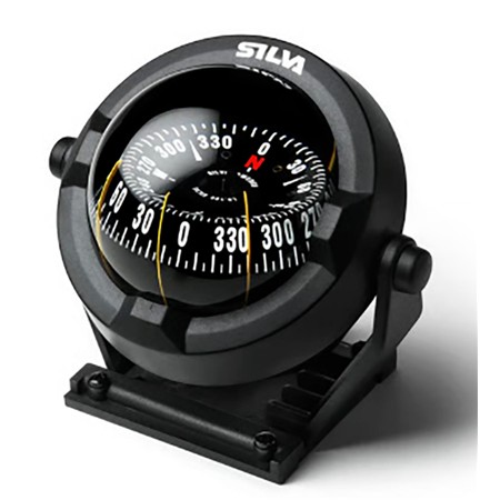 Compass Silva 100Bc Montage Sur Étrier, Compensation Et Éclairage 12V