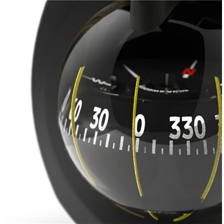 COMPASS SILVA 102BH POUR MONTAGE CLOISON, CLINOMÈTRE ET ÉCLAIRAGE 12V