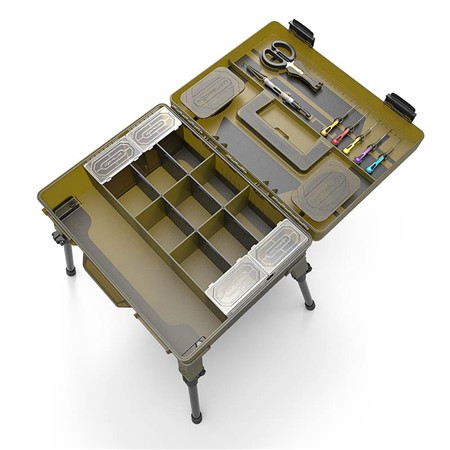 COMPLETE ACCESSORIES BOX KORUM MEGA BLOX STATION FULLY LOADED