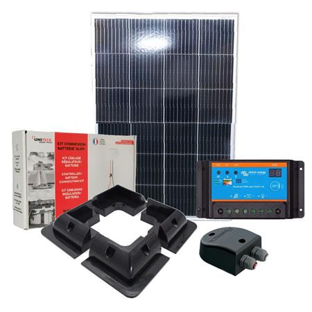 Complete Solar Kit Eversol 100W 12V Bateau Camping Car