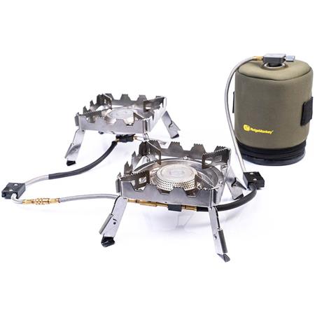 CONJUNTO 2 FOGÕES RIDGE MONKEY QUAD CONNECT PRO