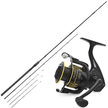Conjunto Cana Feeder Tubertini Pencil Feeder + Molinete Feeder Slade