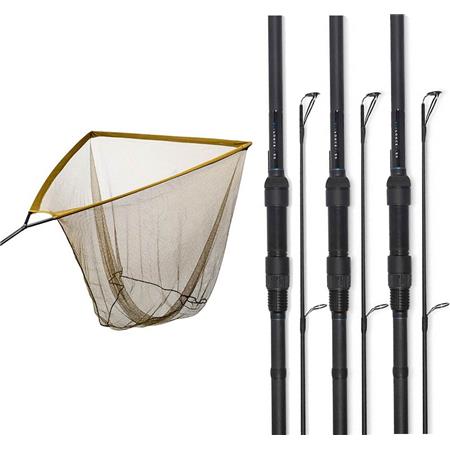 Conjunto Carpa Nash Air Force F20 Landing Net Bundle