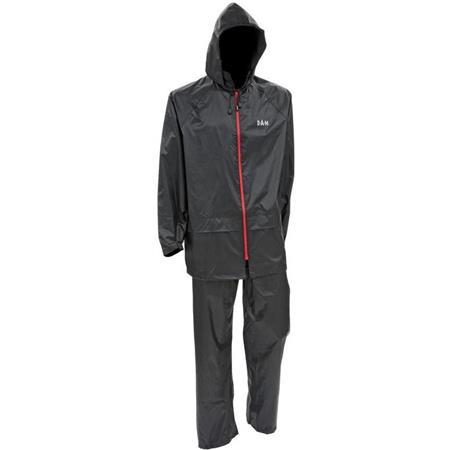 Conjunto Casaco E Calças Homem Impermeável Dam Portec Rainsuit - Noir