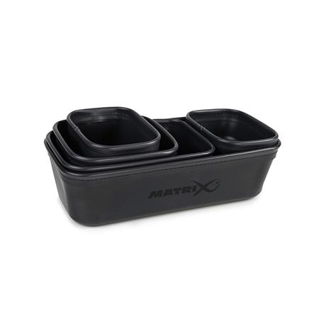 CONJUNTO DE CAIXAS PARA ISCAS FOX MATRIX EVA STACKING BAIT TUB SET