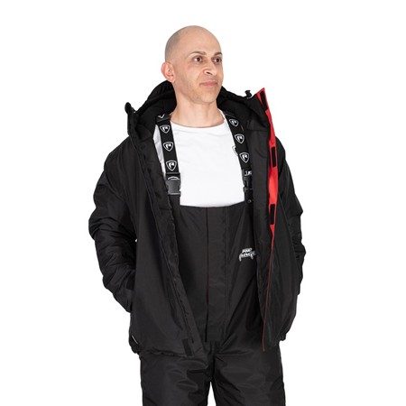 CONJUNTO DE CASACO E JARDINEIRAS FOX RAGE RAGEWEAR WINTER SUIT - PRETO
